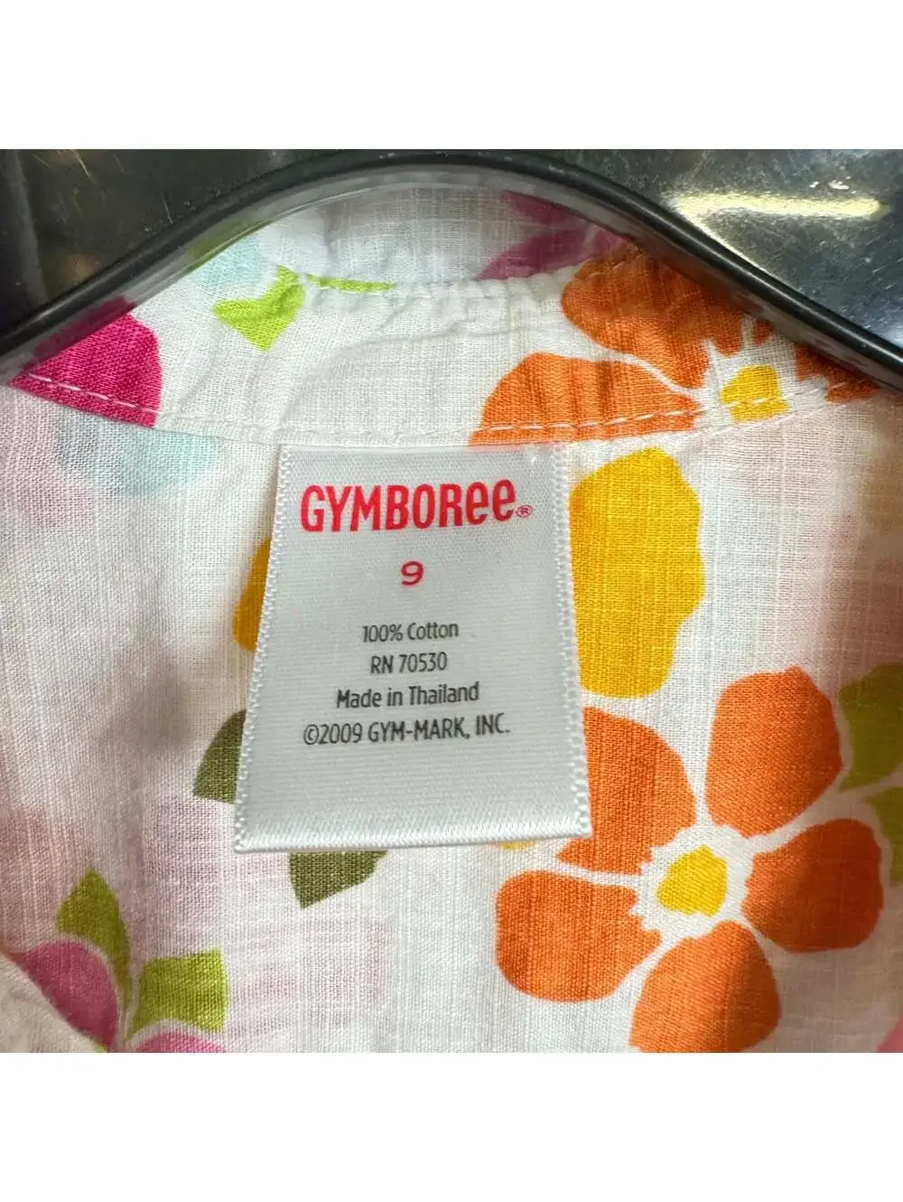 Gymboree White and Floral Button Up Jacket Girl's Size 9